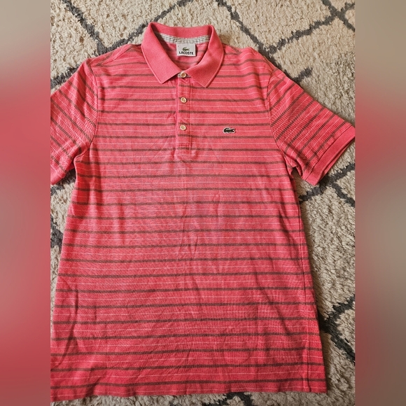 Lacoste Stripped Polo Mens Small - Picture 1 of 4